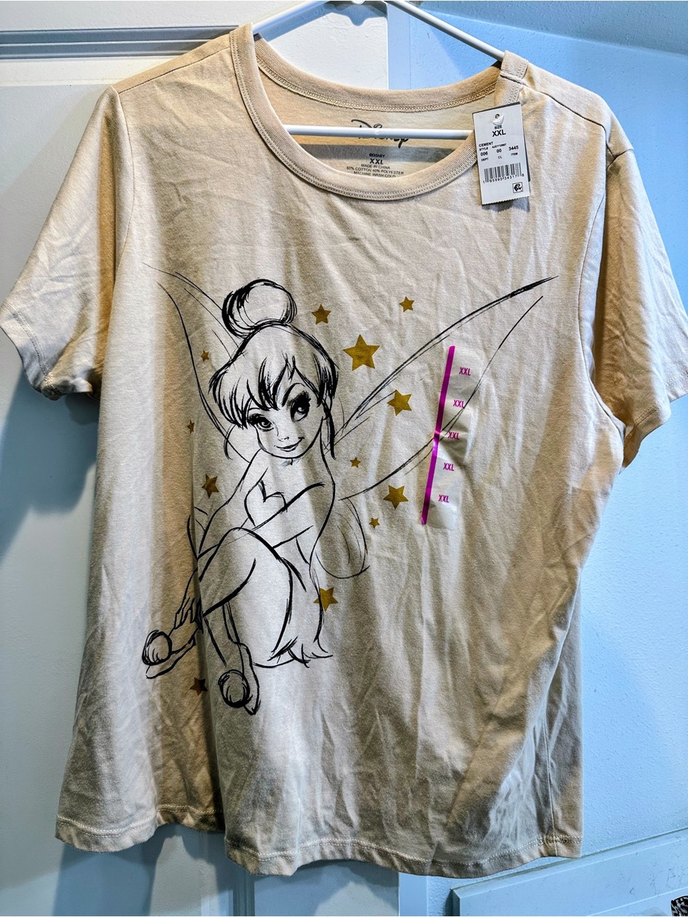 ✨ Disney Tinker Bell Graphic T-Shirt – XXL – NWT ✨